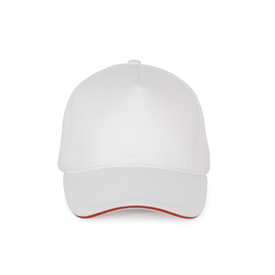 5 panels cotton sandwich cap